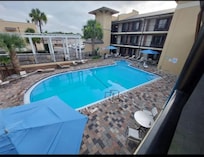 Pool was very clean but cool for October it was not heated.