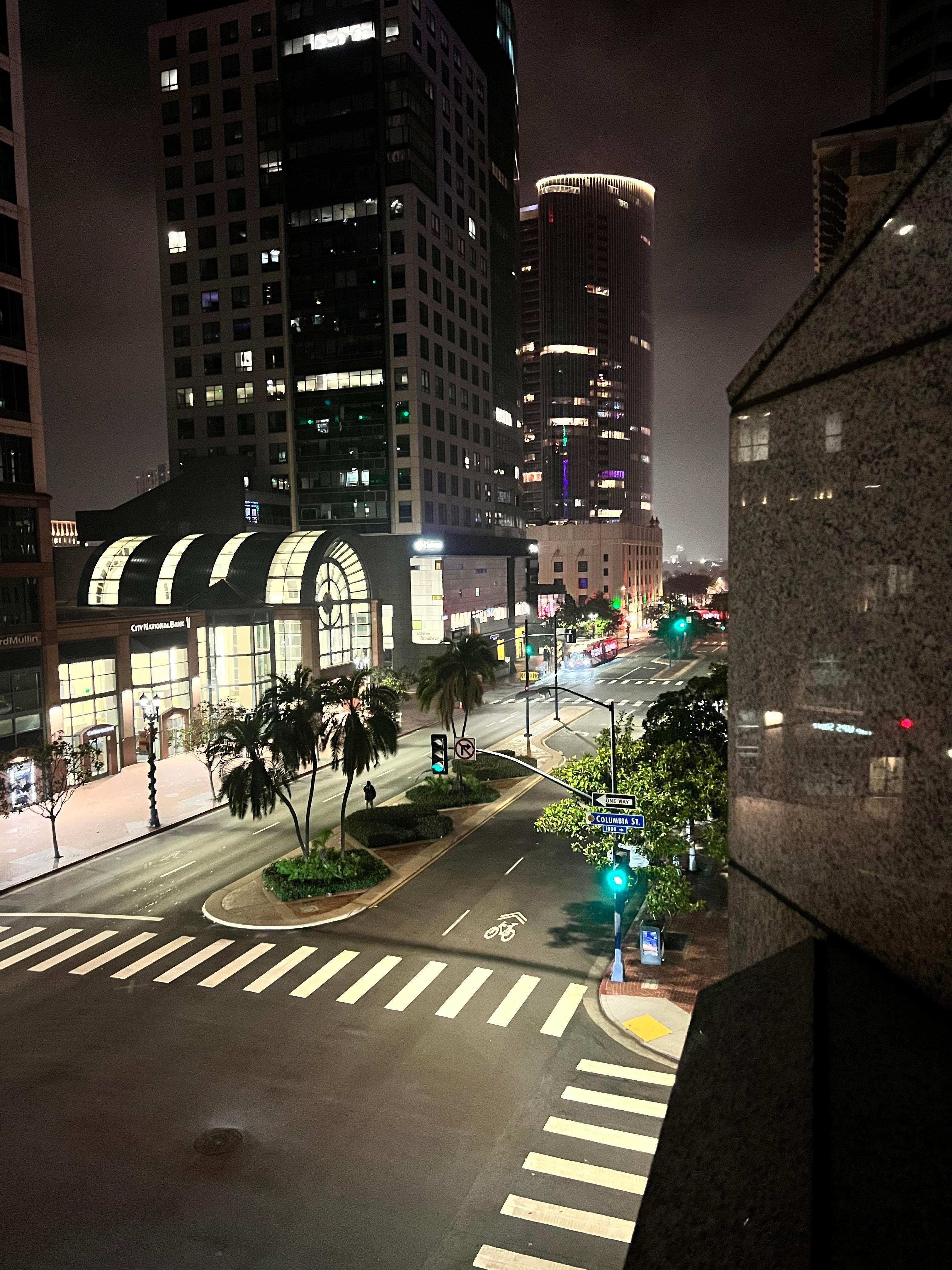 View from the pool area