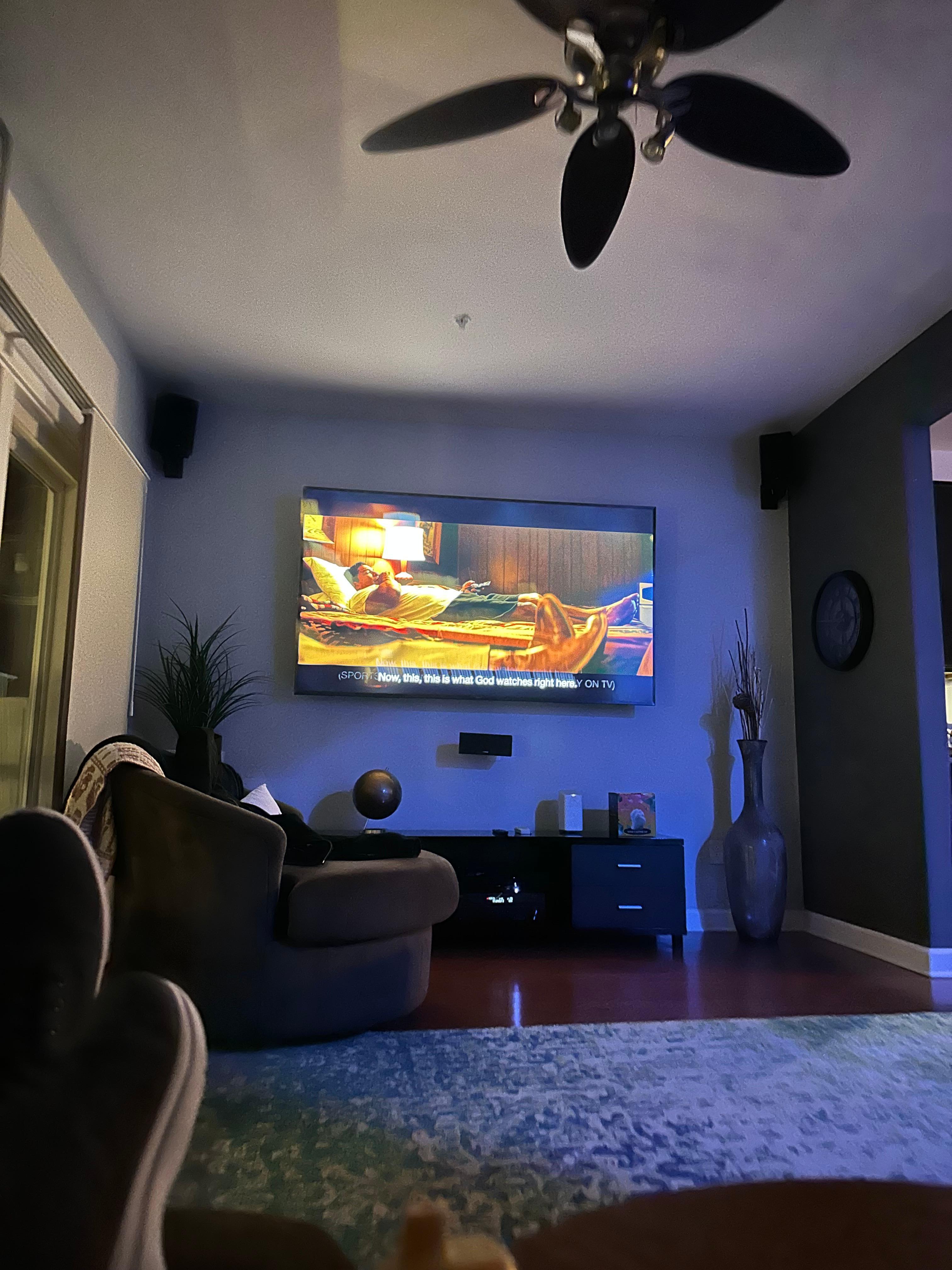Tv in living room 