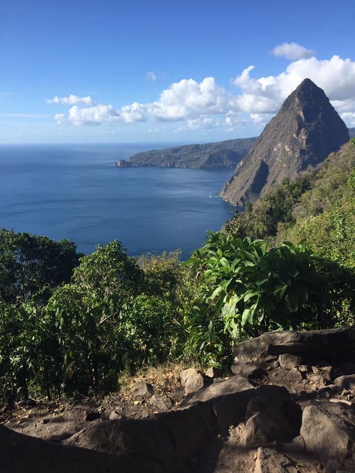 View from the Gros Piton hike