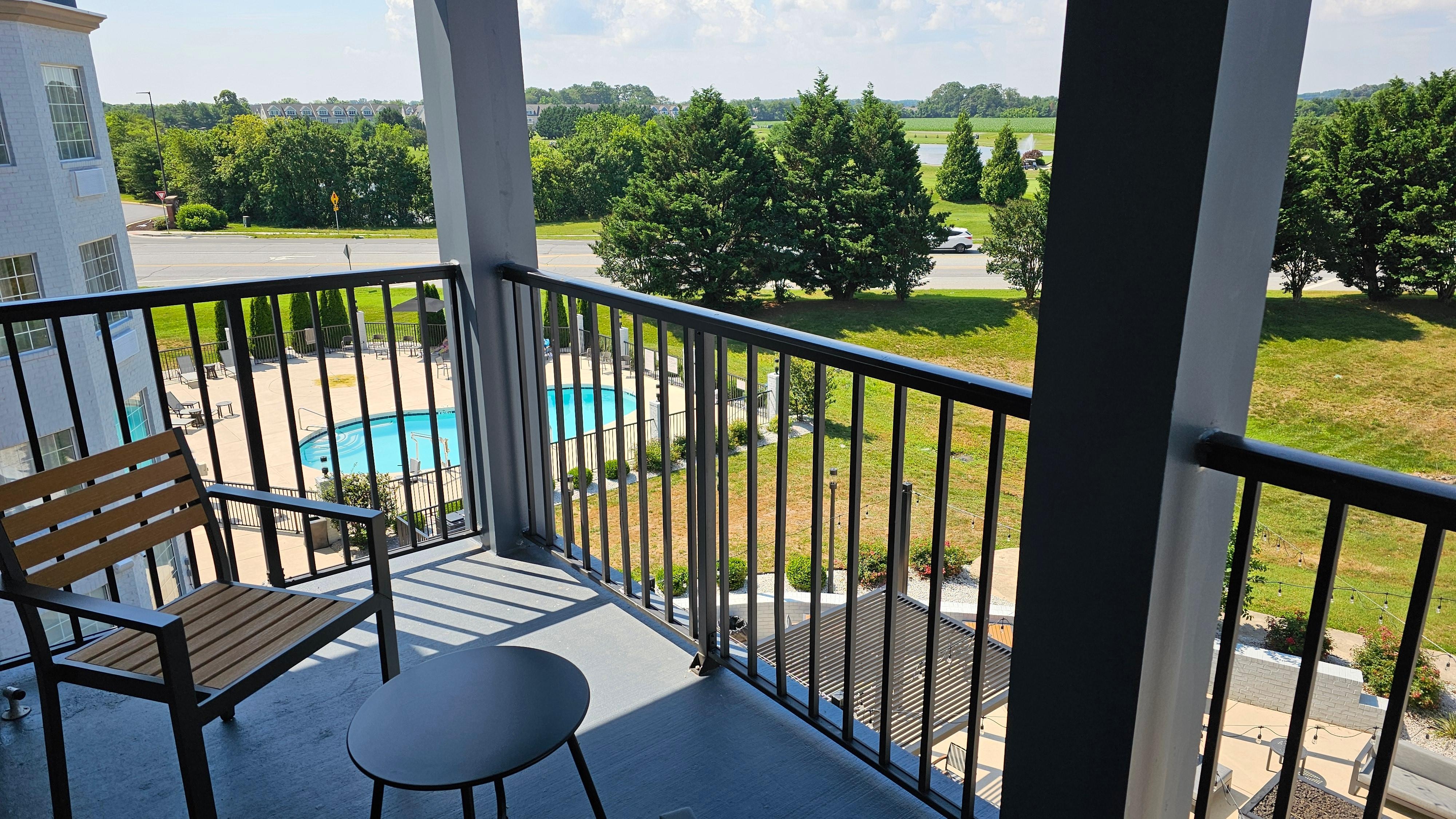 Balcony was nice