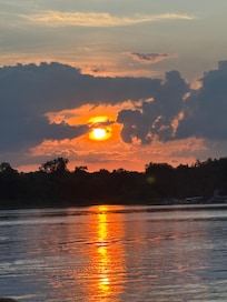 Sunset on Webster Lake