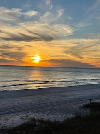 First sunset of our trip