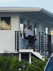 Balcony in front of the unit