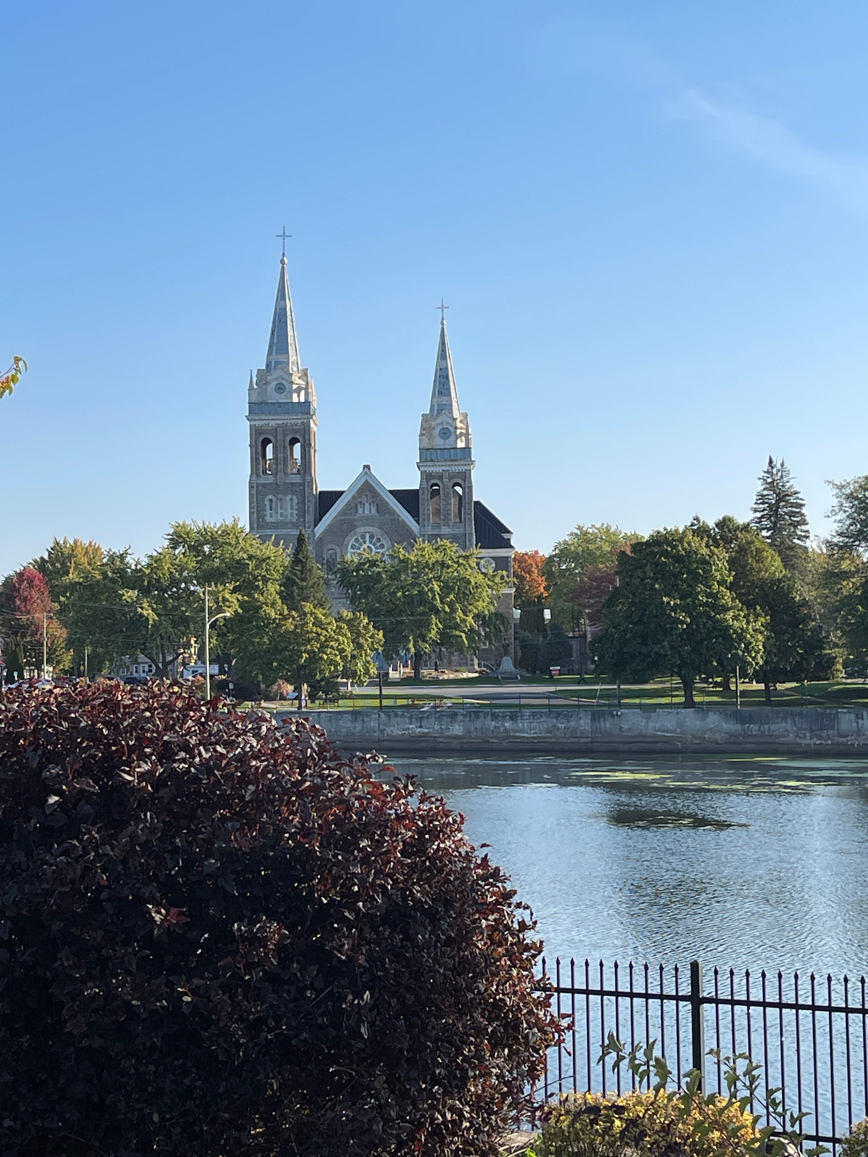 the view of the river