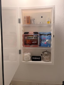 Every drawer and cabinet contained little necessities