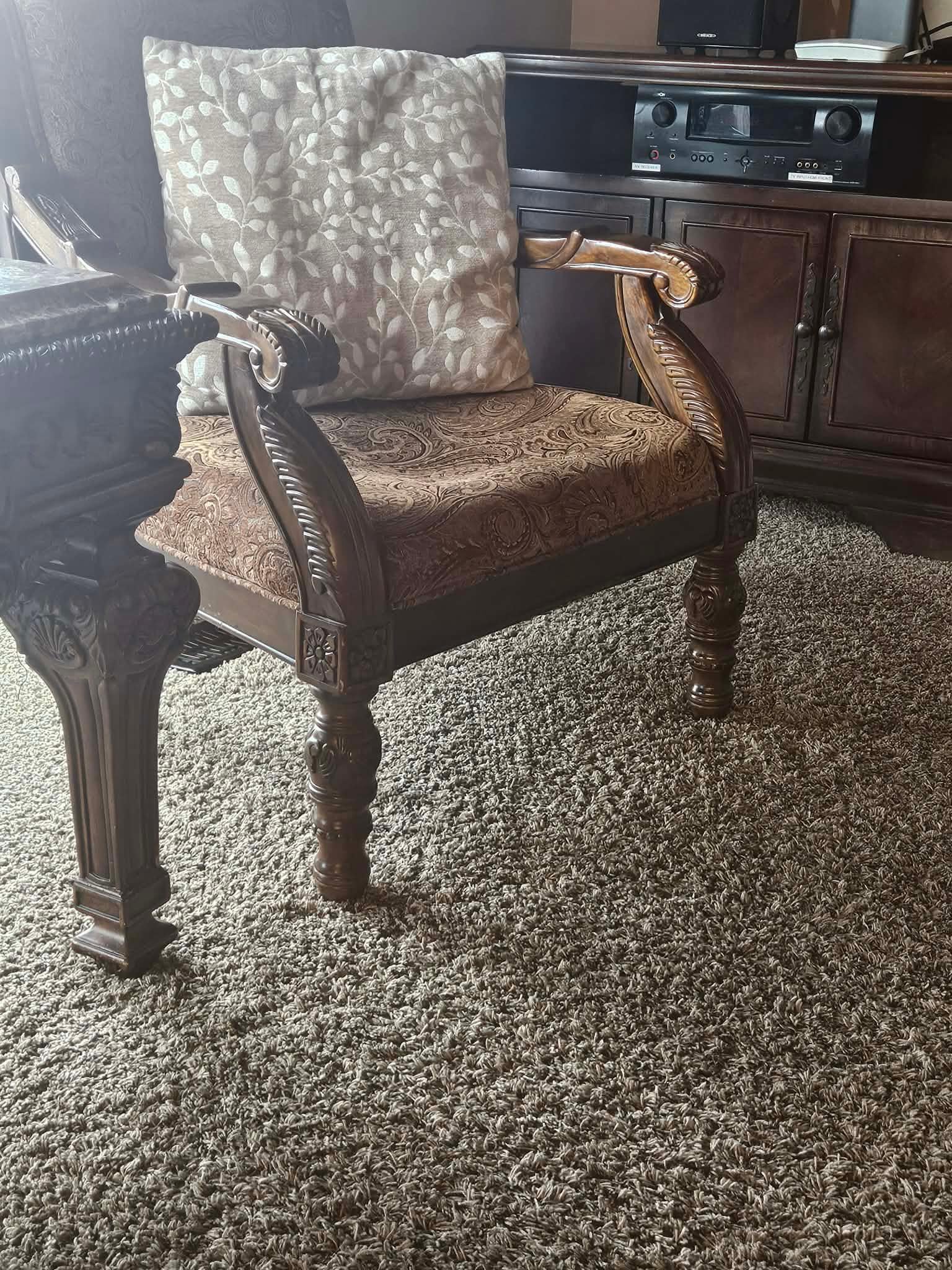 Sagging chair springs just ignored. 