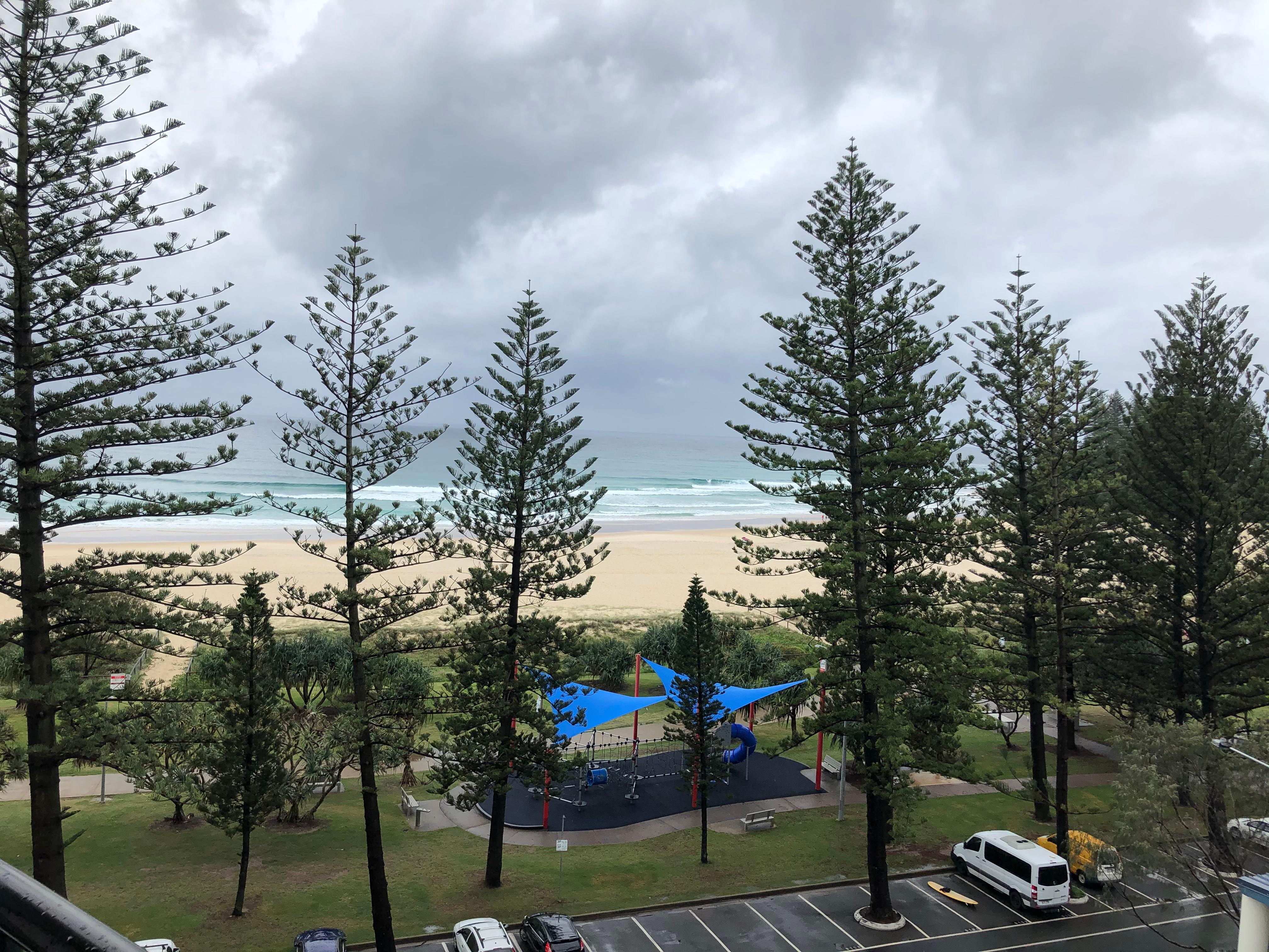 ホテ  ルからの風景