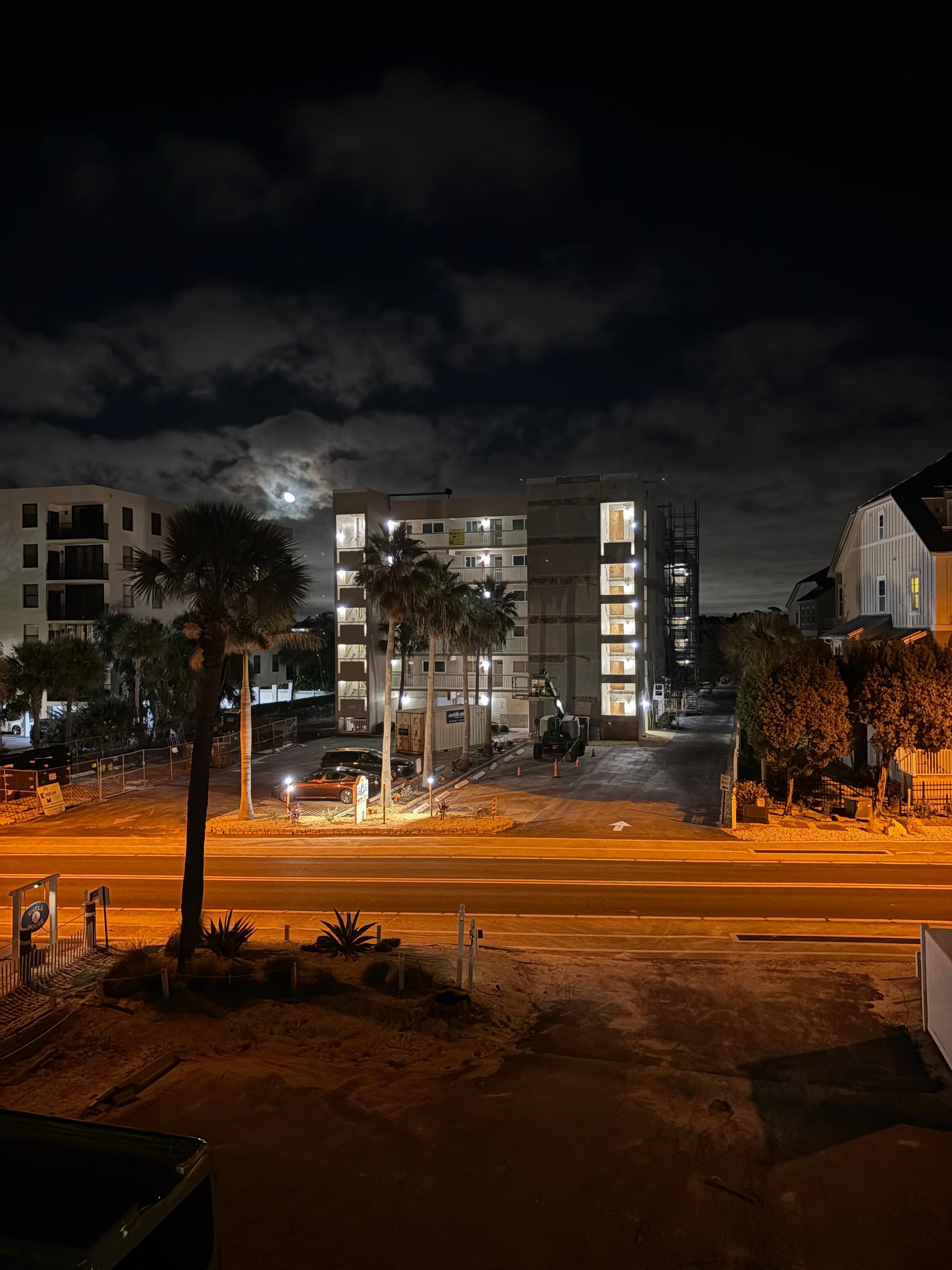 Backside deck view off the master bedroom