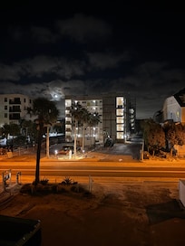 Backside deck view off the master bedroom