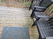 Back porch heading to pool