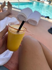 Cabana with drink service