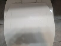 dirt on toilet cover