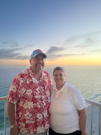 Sunset from the balcony