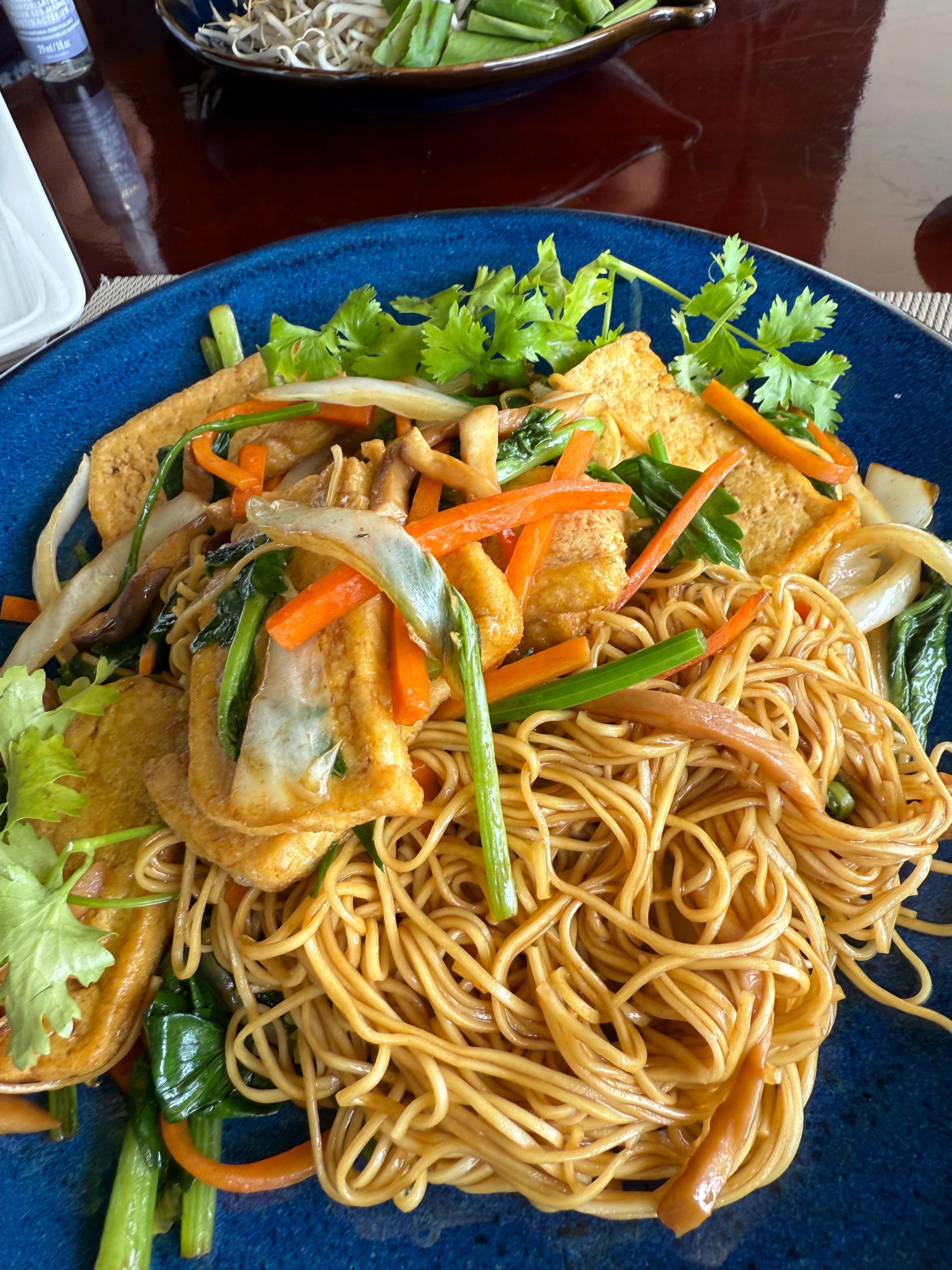 Delicious stir-fried noddle