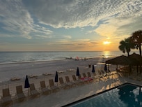 Beautiful sunsets from the balcony.
