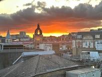 Our top floor window view.