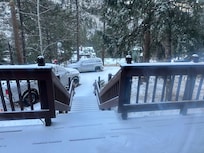 1st morning here- woke up to a snowfall