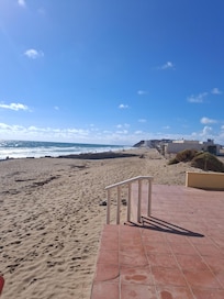 Barrier that limits external foot traffic, making it more private