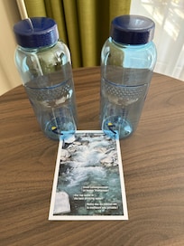 Free water bottle