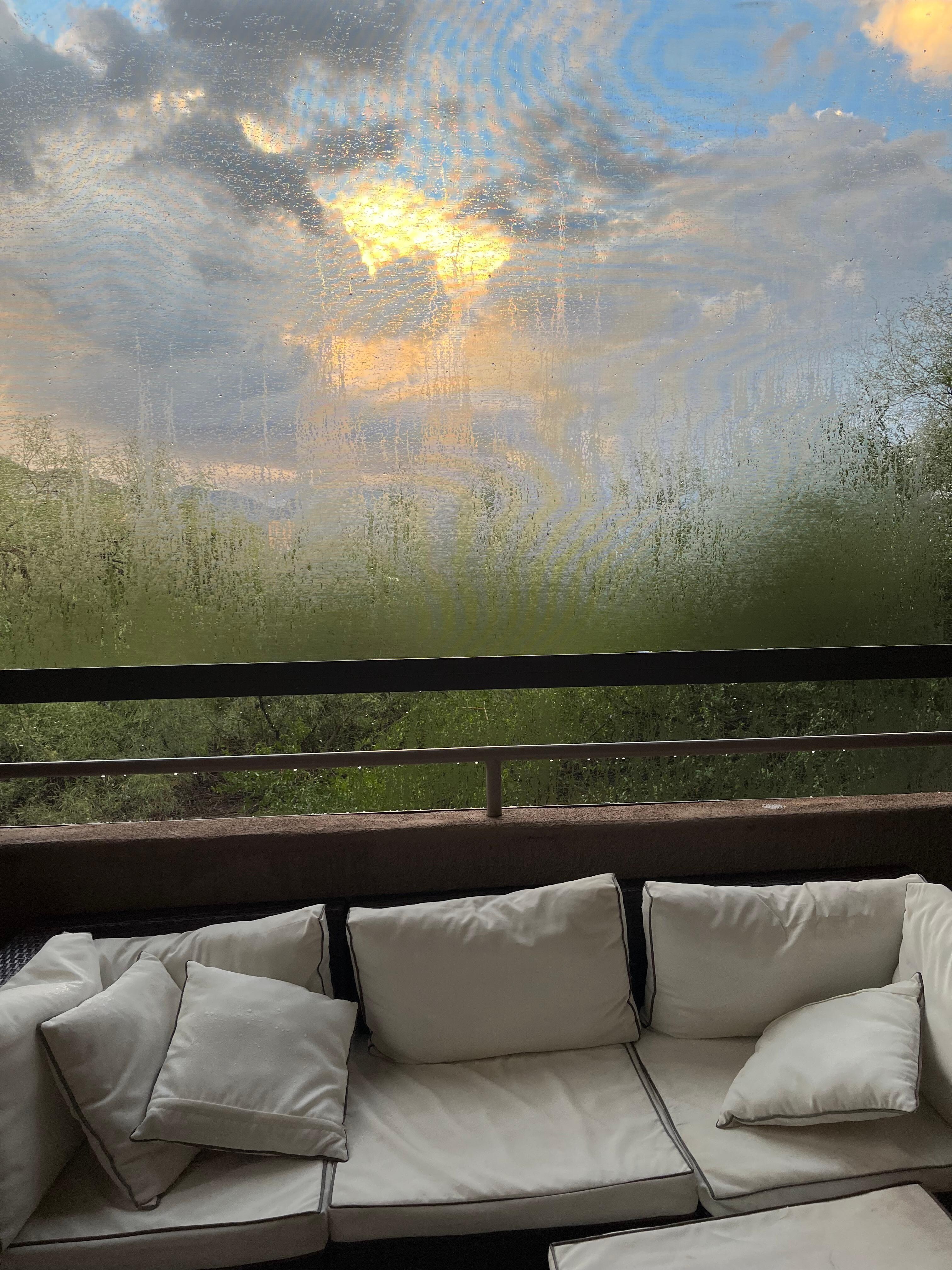 A big storm came through.