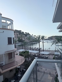 Balcony view from our room
