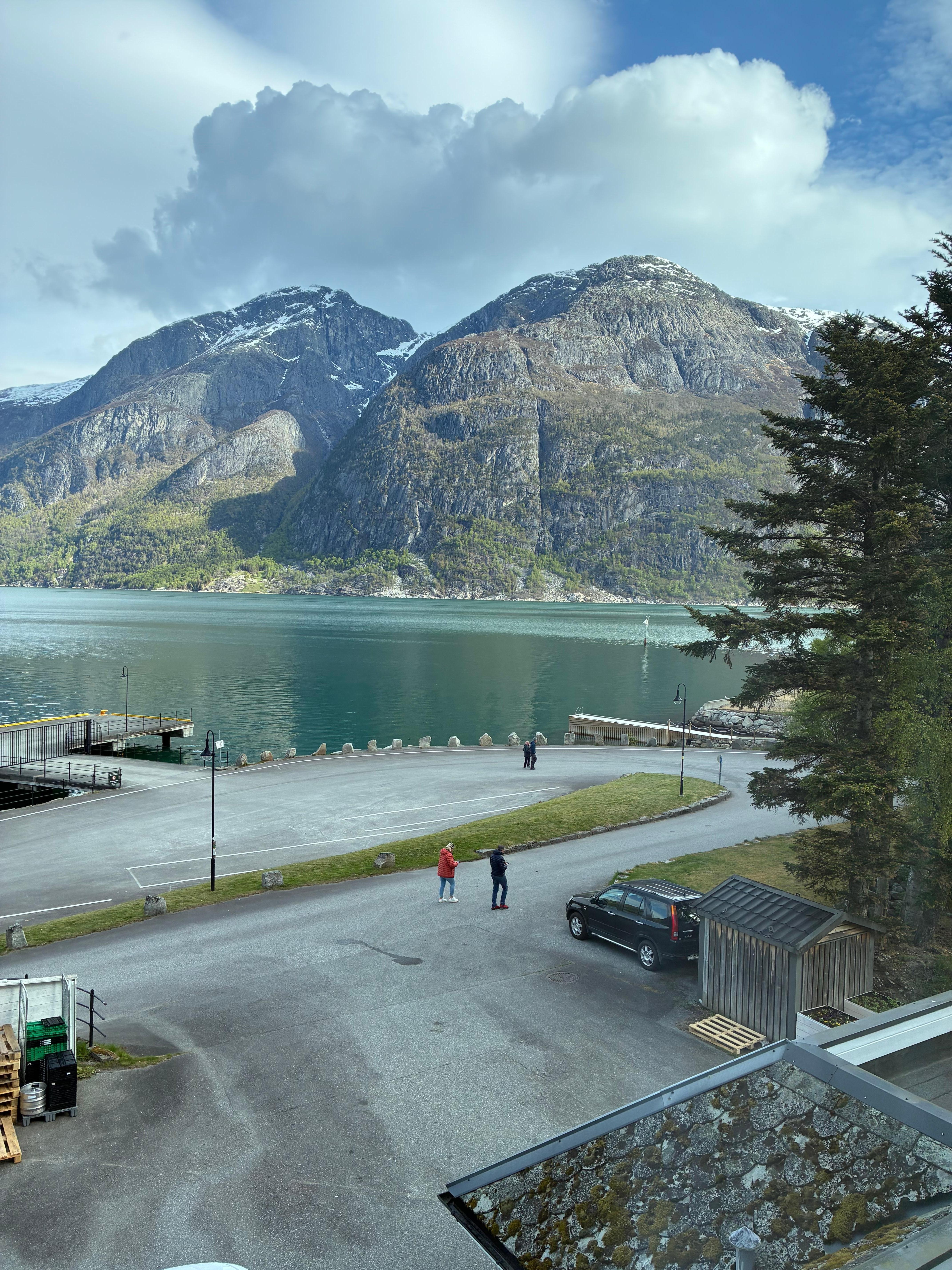Fjordutsikt fra rommet