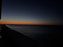Morning sunrise. Balcony