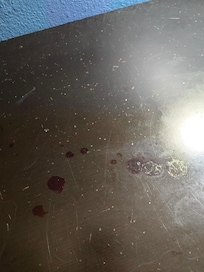 Don't know what these stains were