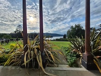 Views from seating area outside