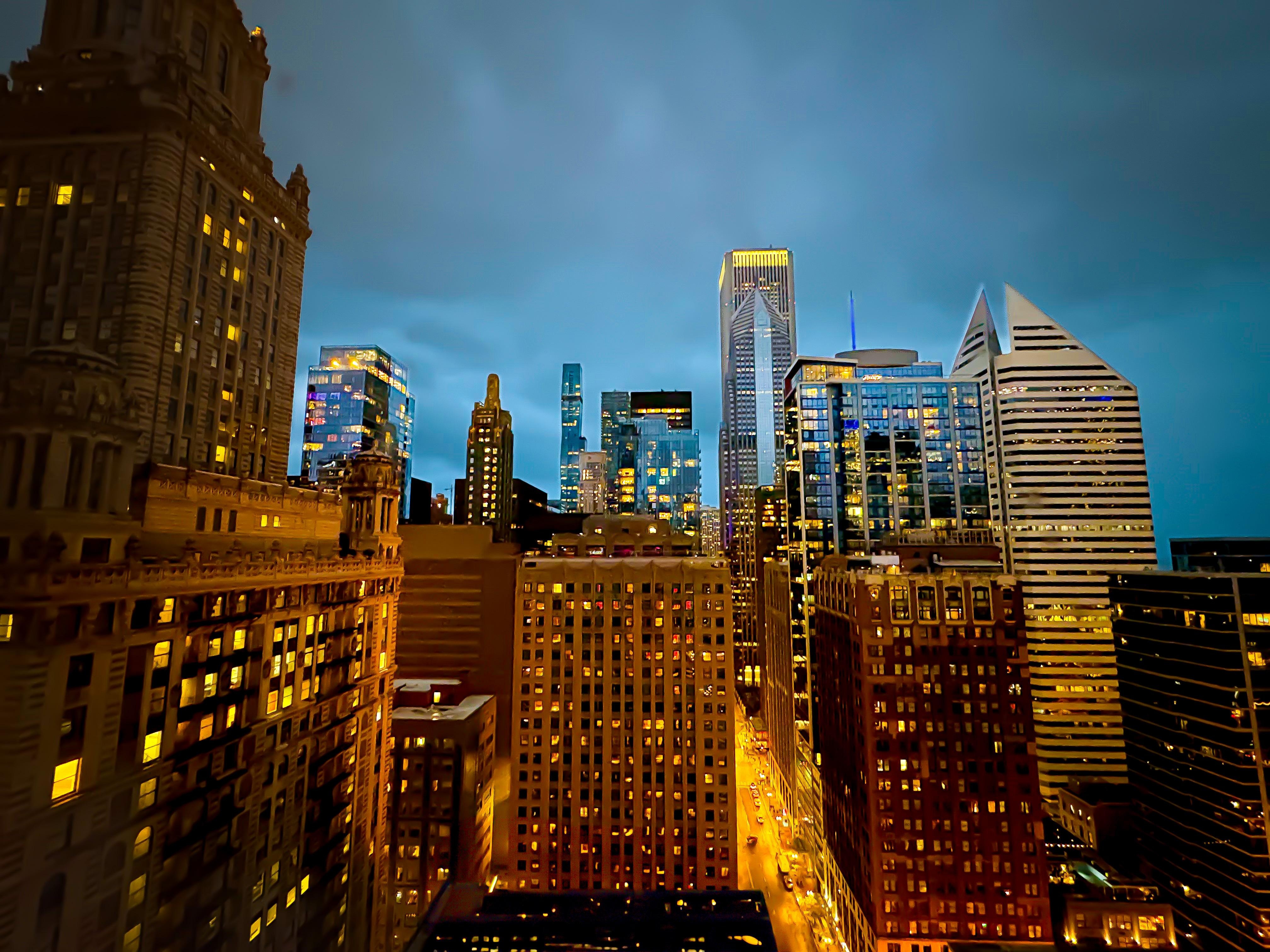 View from the Roof restaurant 