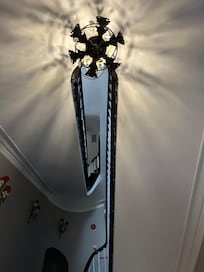 The view of the staircase from the foyer