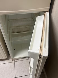 Dirty refrigerator