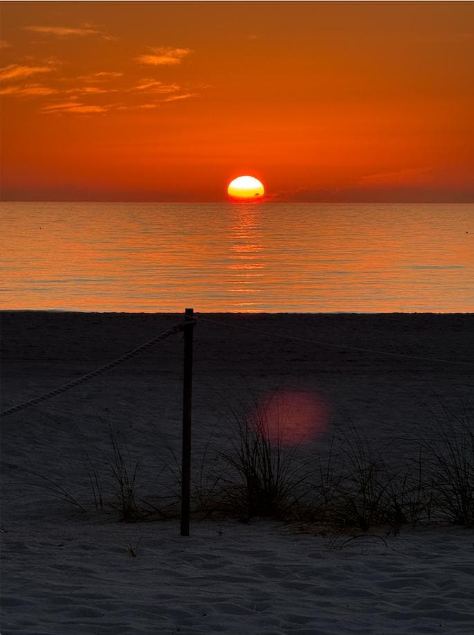 This was from right outside the door. Beautiful sunset. 