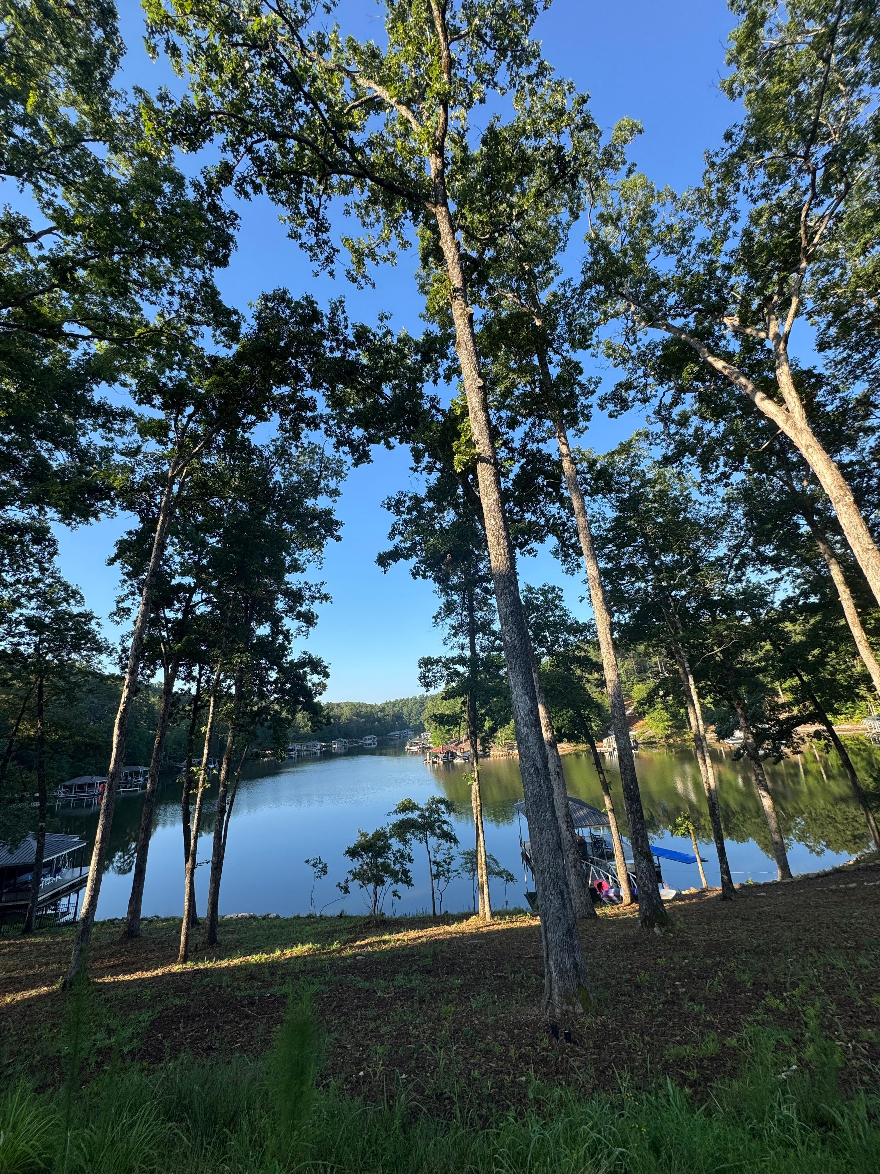 Such a peaceful view and property