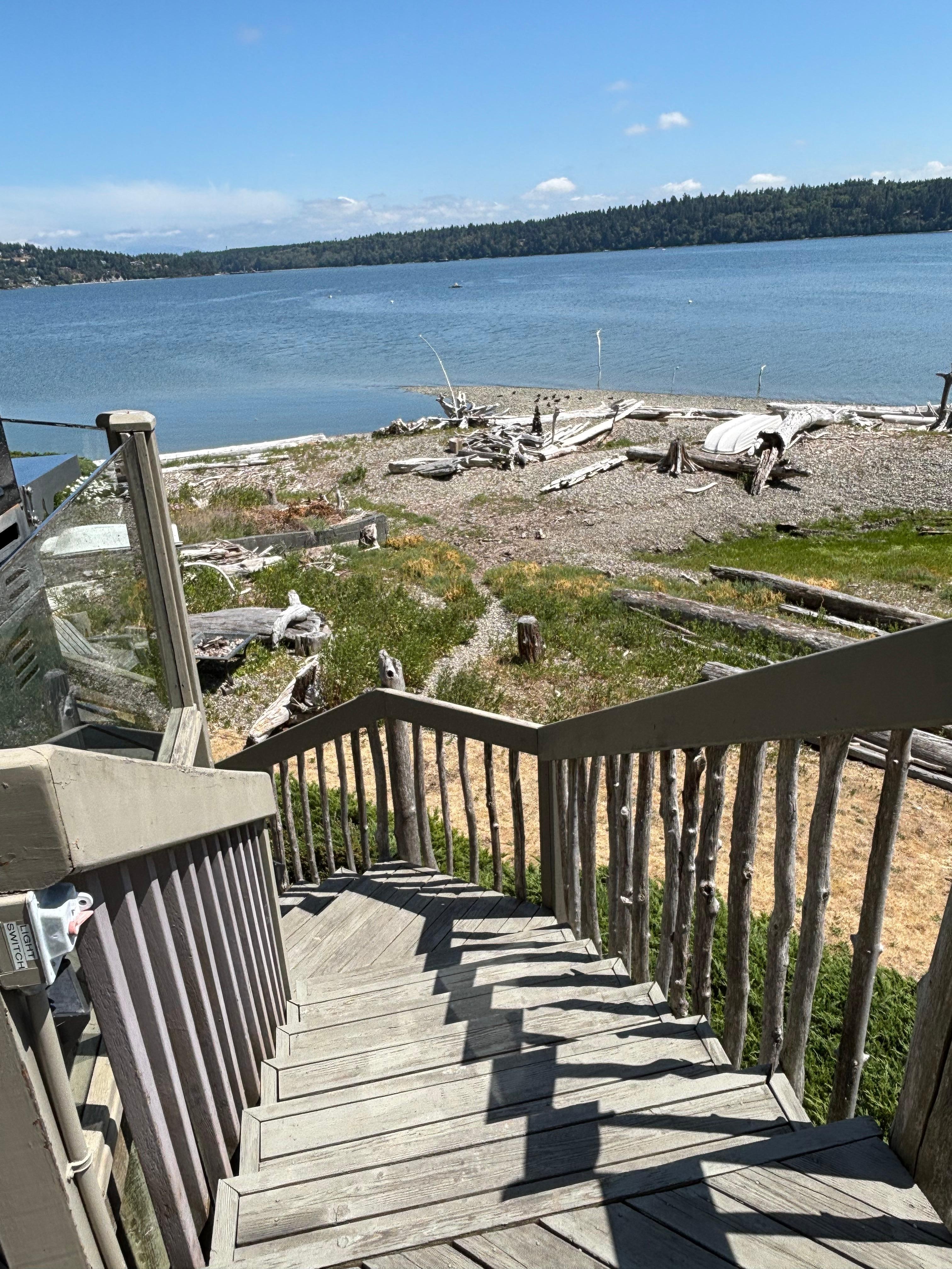 Stairway to the beach.