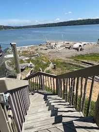 Stairway to the beach.