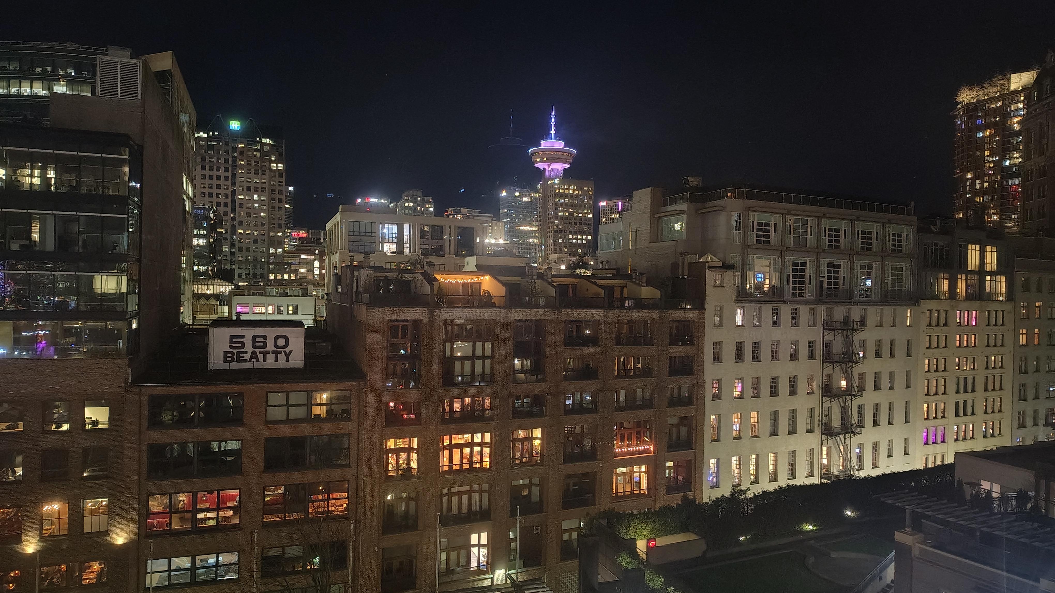View from one of the living room windows. 