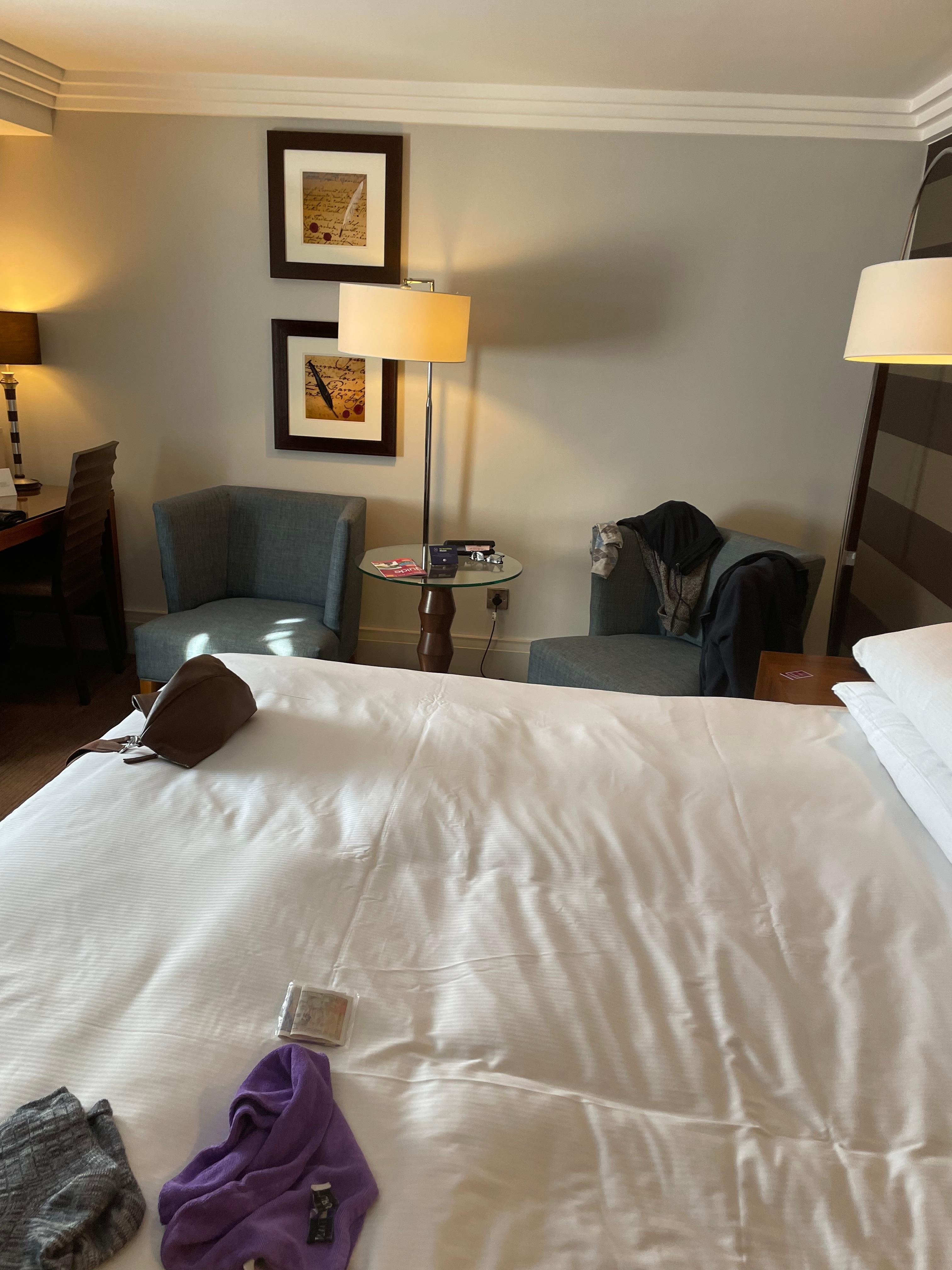 With only one armchair