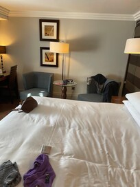 With only one armchair