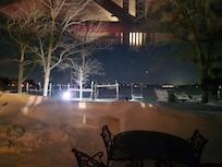 Evening view of the lake.