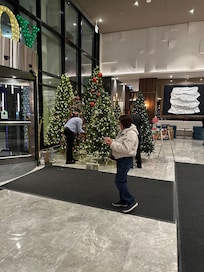 Staff getting ready for Christmas season 🎄🎄🎄🎄