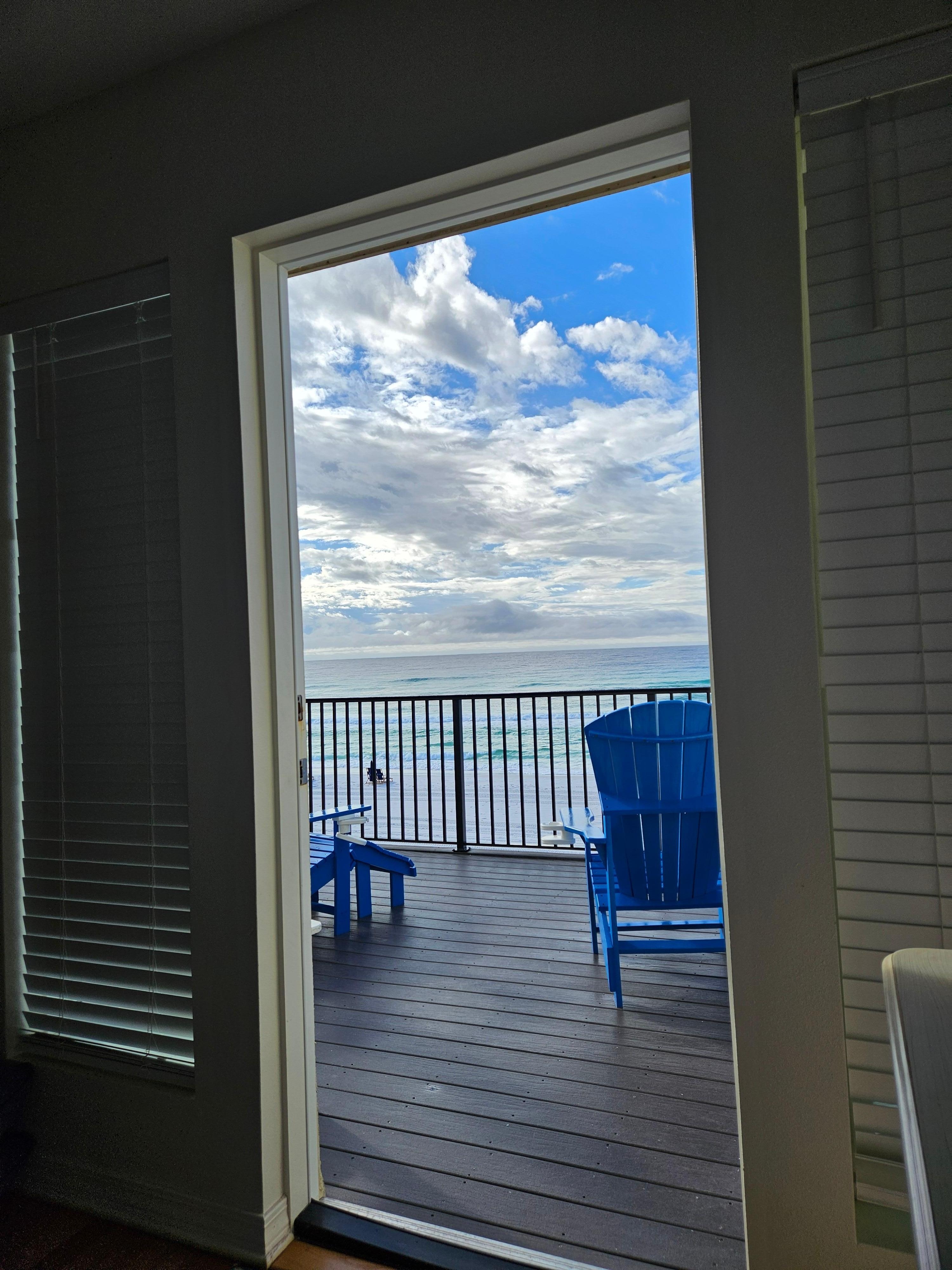 Master bedroom view. 