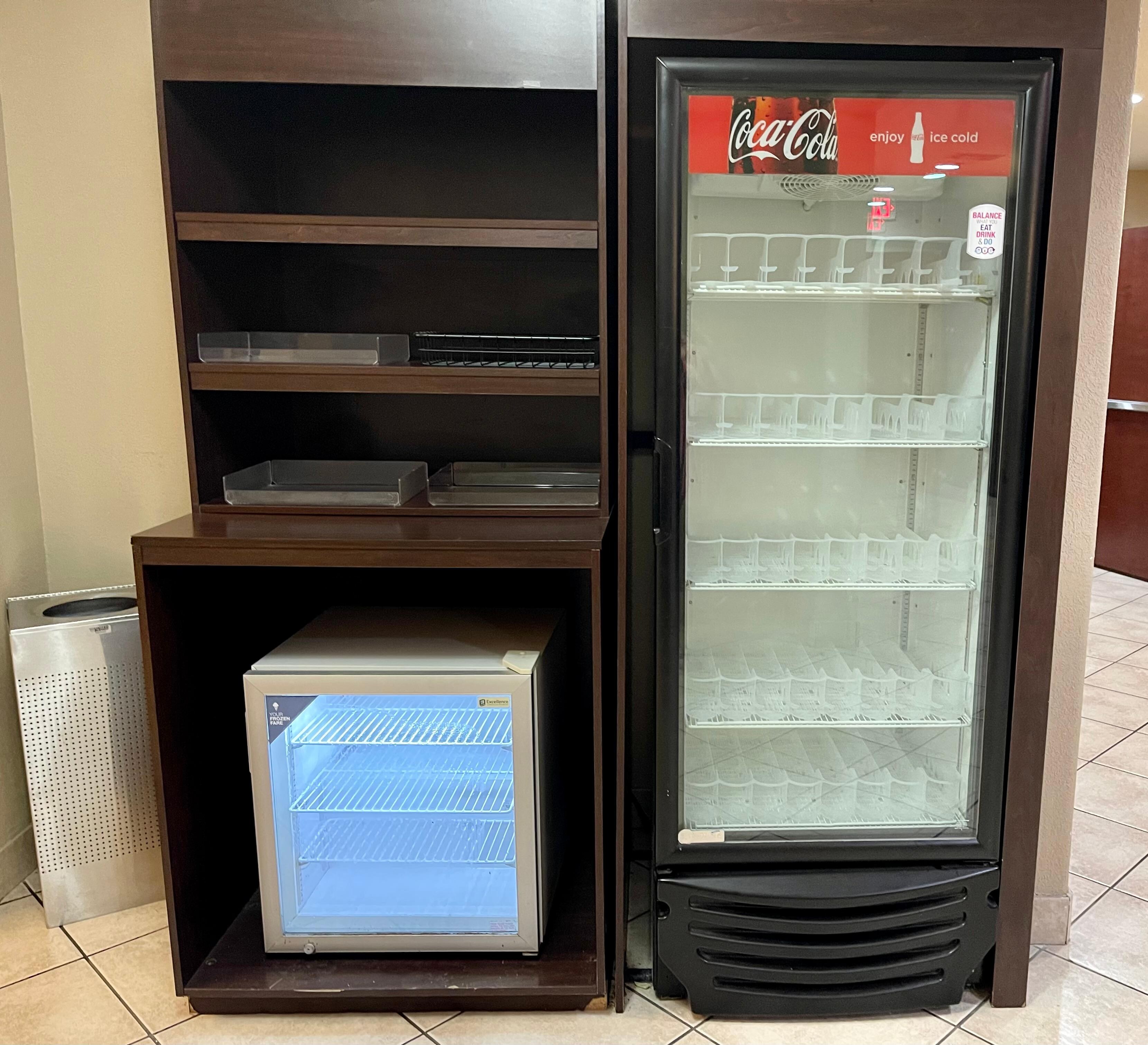 Zero snacks/drinks for purchase