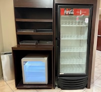 Zero snacks/drinks for purchase