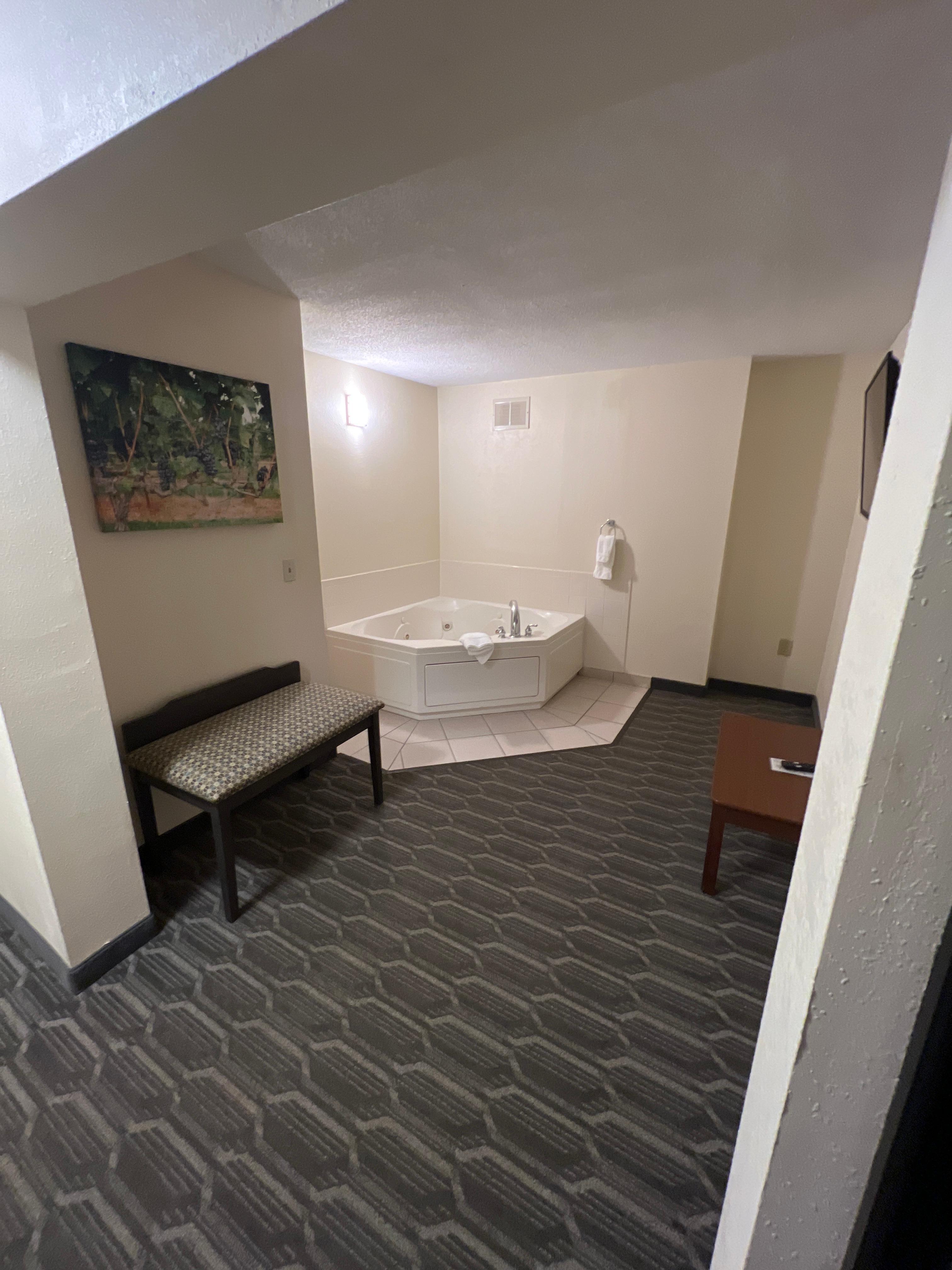 Jetted tub for more than one!