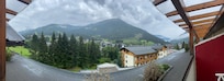 Blick aus Zimmer im obersten Stock