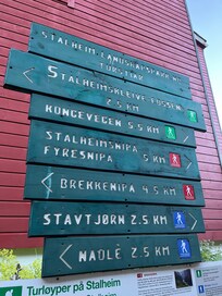 Brekkenipa - null markering av sti etter Leirane; og mye mye myr