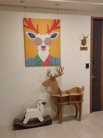 頗富趣味的布置