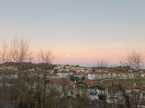 Lever du jour depuis le balcon